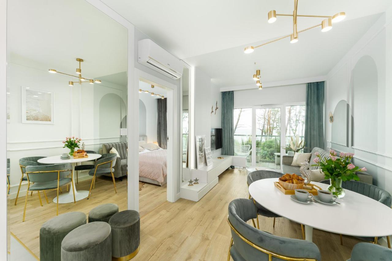 Apartament Baltic View 21 Z Widokiem Na Morze Ustronie Morskie Kültér fotó