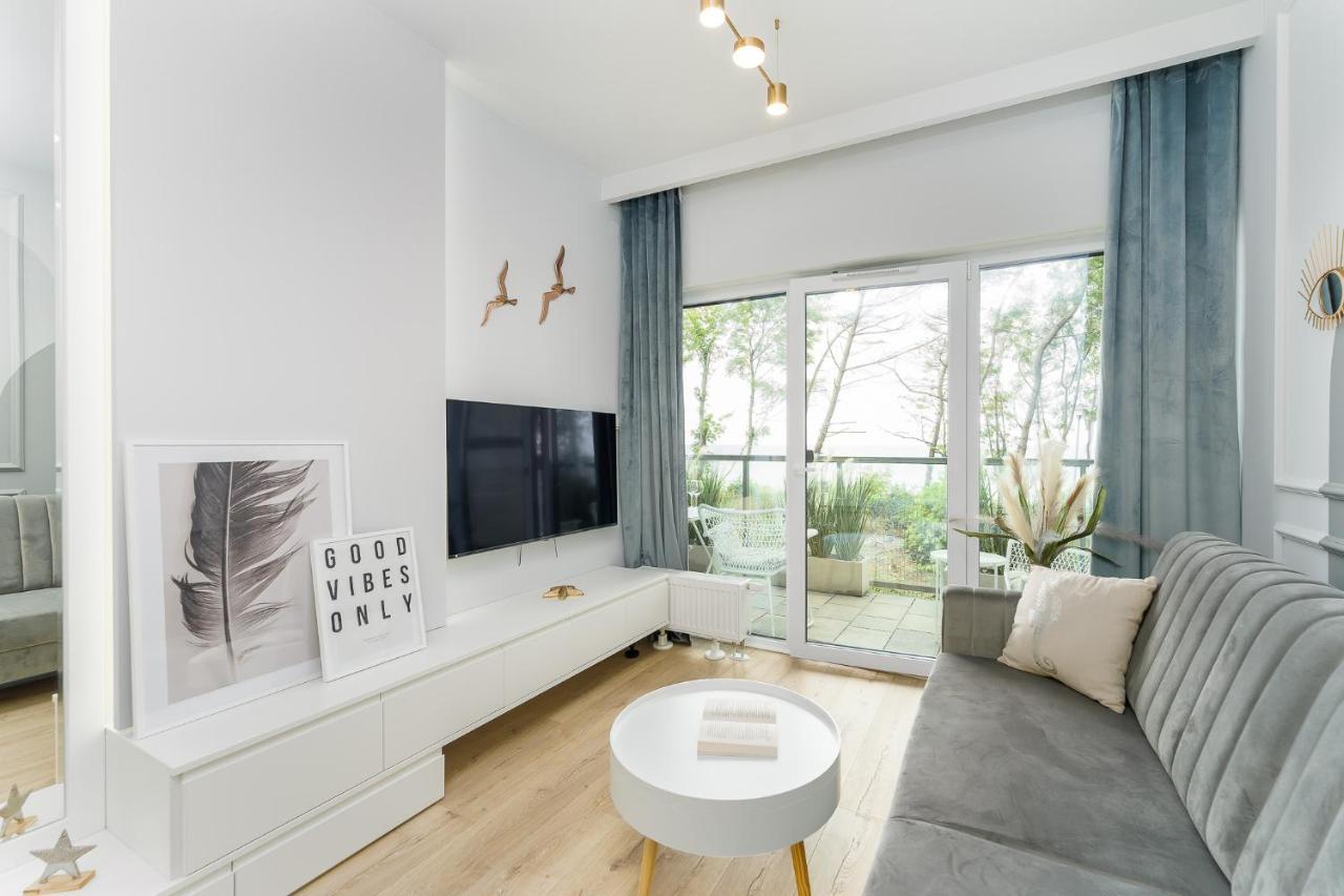 Apartament Baltic View 21 Z Widokiem Na Morze Ustronie Morskie Kültér fotó