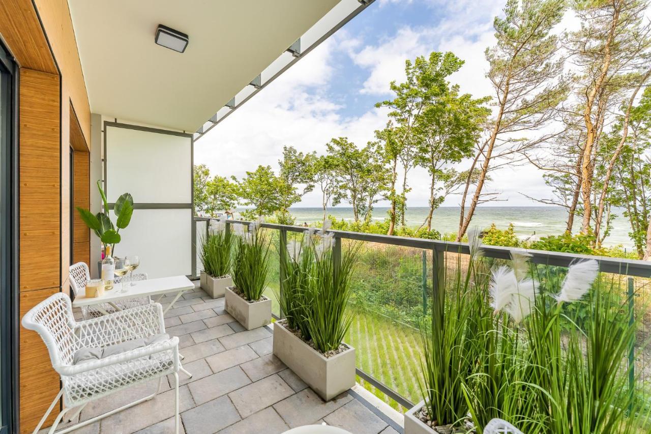 Apartament Baltic View 21 Z Widokiem Na Morze Ustronie Morskie Kültér fotó